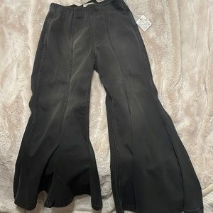 Free people wide leg crop